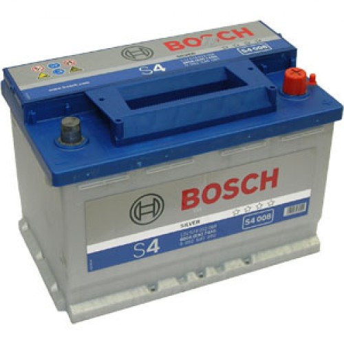 Autobatéria BOSCH S4/12V, 74Ah, 680A - 0092S40080