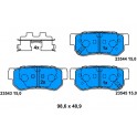 PPH04AF SERIE PATTINI HYUNDAI SANTA FE 2.0 CRDI 01- D4EA (POSTERIORE)