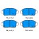 PA275AF SERIE PATTINI TOYOTA IQ (KGJ1_, NGJ1_) 1.0 1.4 D4D 2009- ANTERIORE