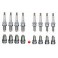 BKR6EKPA PMR7A CANDELE ALFA 145/146/147/156/166/GTV/SPIDER (4+4 NGK/ALFA)