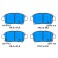 PA203AF SERIE PATTINI TOYOTA YARIS I 99- (ANTERIORE)