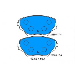 0986424719 SERIE PATTINI TOYOTA RAV 4 II (CLA2_, XA2_, ZCA2_, ACA2_) 2.0 D-4D 4WD 01-05 (ANTERIORE) 0986424719 SERIE PATTINI TOYOTA RAV 4 II (CLA2_, XA2_, ZCA2_, ACA2_) 2.0 D-4D 4WD 01-05 (ANTERIORE)