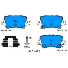 43022SMGE01 SERIE PATTINI HONDA CIVIC VIII Hatchback (FN, FK) 2.2 CTDi N22A2 06- (POSTERIORE) 43022SMGE01 SERIE PATTINI HONDA CIVIC VIII Hatchback (FN, FK) 2.2 CTDi N22A2 06- (POSTERIORE)