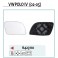 6423110 PIASTRA SPECCHIO VW POLO IV 02-05 SINISTRO
