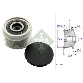 535 0151 10 PULEGGIA ALTERNATORE FIAT GRANDE PUNTO 1.3MJET (PER ALT. 105 AMP. DENSO) 535 0151 10 PULEGGIA ALTERNATORE FIAT GRANDE PUNTO 1.3MJET (PER ALT. 105 AMP. DENSO)