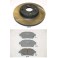 4351274010K KIT DISCHI FRENO + PATTINI TOYOTA iQ (KGJ1_, NGJ1_) 1.0 1.3 1.4D (ANTERIORE)