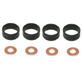1204698 + 1348625 BOCCOLA + RONDELLA INIETTORI FORD FIESTA 1.4 TDCI (KIT 4 + 4 PZ)