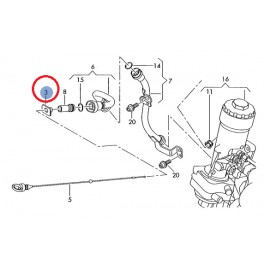 8Z0115313 RACCORDO ASTA OLIO AUDI A2 (AMF,BHC,ATL 1.4TDI) 8Z0115313 RACCORDO ASTA OLIO AUDI A2 (AMF,BHC,ATL 1.4TDI)