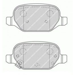 SERIE PATTINI FRENO FIAT PANDA (312) 02.12- POSTERIORE
