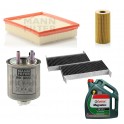 KIT FILTRI RENAULT LAGUNA III 2.0 dCi (BT01, BT09, BT12, BT1S)