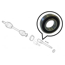 CUSCINETTO SEMIASSE FIAT CROMA 194 ALFA 159 68x45x14 CUSCINETTO SEMIASSE FIAT CROMA 194 ALFA 159 68x45x14