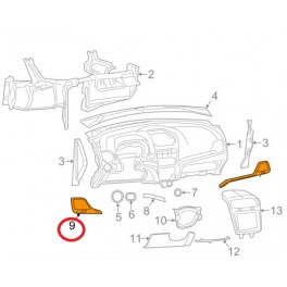 1RE531SLAC RIVESTIMENTO ABBELIMENTO FIAT FREEMONT LATO SINISTRO 1RE531SLAC RIVESTIMENTO ABBELIMENTO FIAT FREEMONT LATO SINISTRO