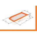 FILTRO ARIA RENAULT CLIO IV K9K F026400343