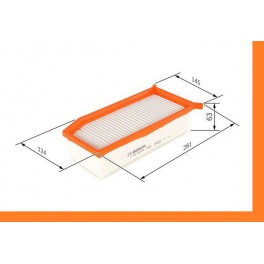 FILTRO ARIA RENAULT CLIO IV K9K F026400343 FILTRO ARIA RENAULT CLIO IV K9K F026400343