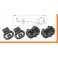GOMMINO MARMITTA ALFA MITO  4PZ 71885 71886