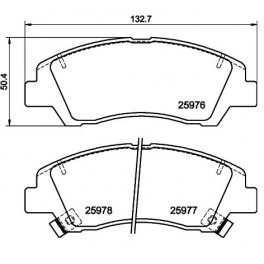 SERIE PATTINI HYUNDAI I10 2013- 2597601 2210910 SERIE PATTINI HYUNDAI I10 2013- 2597601 2210910