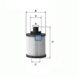 25.031.00 Filtro olio Fiat 1.3 mjet UFI 25.031.00 Filtro olio Fiat 1.3 mjet UFI