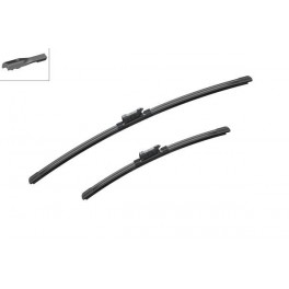 3 397 007 555 SPAZZOLE TERGI BOSCH VW POLO 6R 2014-2.2018 ANTERIORI A555S