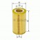 1457429249 FILTRO OLIO CITROEN C3 C4 05-