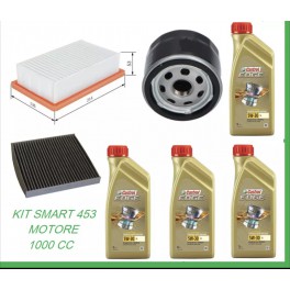 KIT Tagliando Smart 453 1.0 ForTwo ForFour 2014- kITsm453_1.0, Castrol KIT Tagliando Smart 453 1.0 ForTwo ForFour 2014- kITsm453_1.0, Castrol