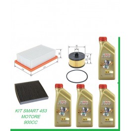 KIT Tagliando Smart 453 0.9 ForTwo ForFour 2014- kITsm453_0.9 H4B CASTROL KIT Tagliando Smart 453 0.9 ForTwo ForFour 2014- kITsm453_0.9 H4B CASTROL