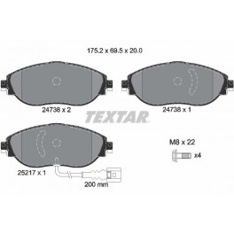 SERIE PATTINI TEXTAR 2473803 (ANTERIORE)