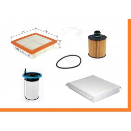 KIT FILTRI TAGLIANDO FCA 500X COMPASS RENEGADE 01.2016 - (46346020) KIT FILTRI TAGLIANDO FCA 500X COMPASS RENEGADE 01.2016 - (46346020)