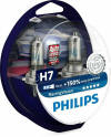 Immagine 1 - KIT COPPIA LAMPADINE LAMPADA AUTO PHILIPS H7 55W RACING VISION +150% 12972RVS2
